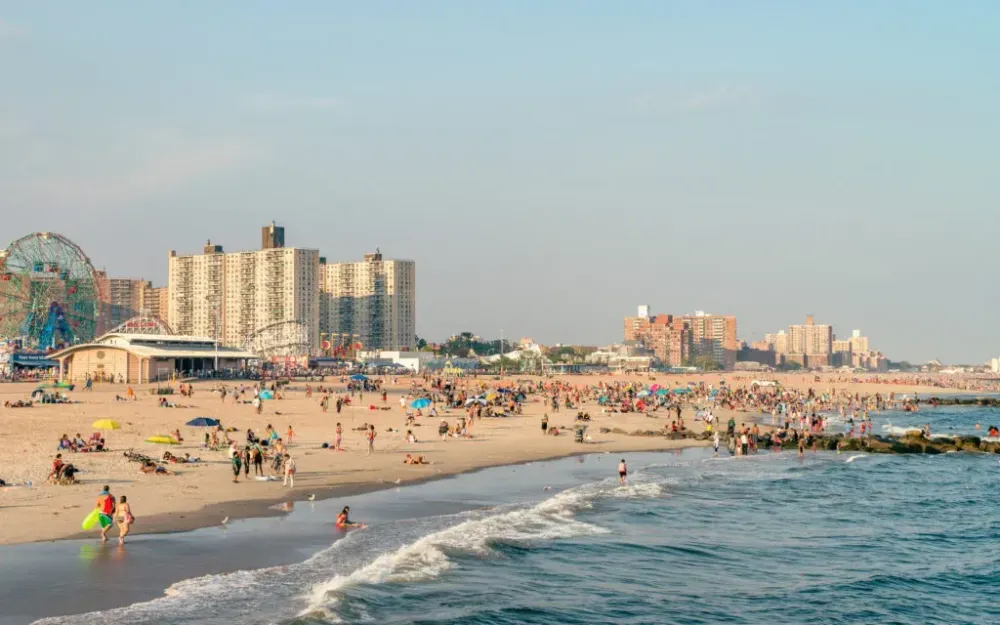 Beach by Coney Island, New York